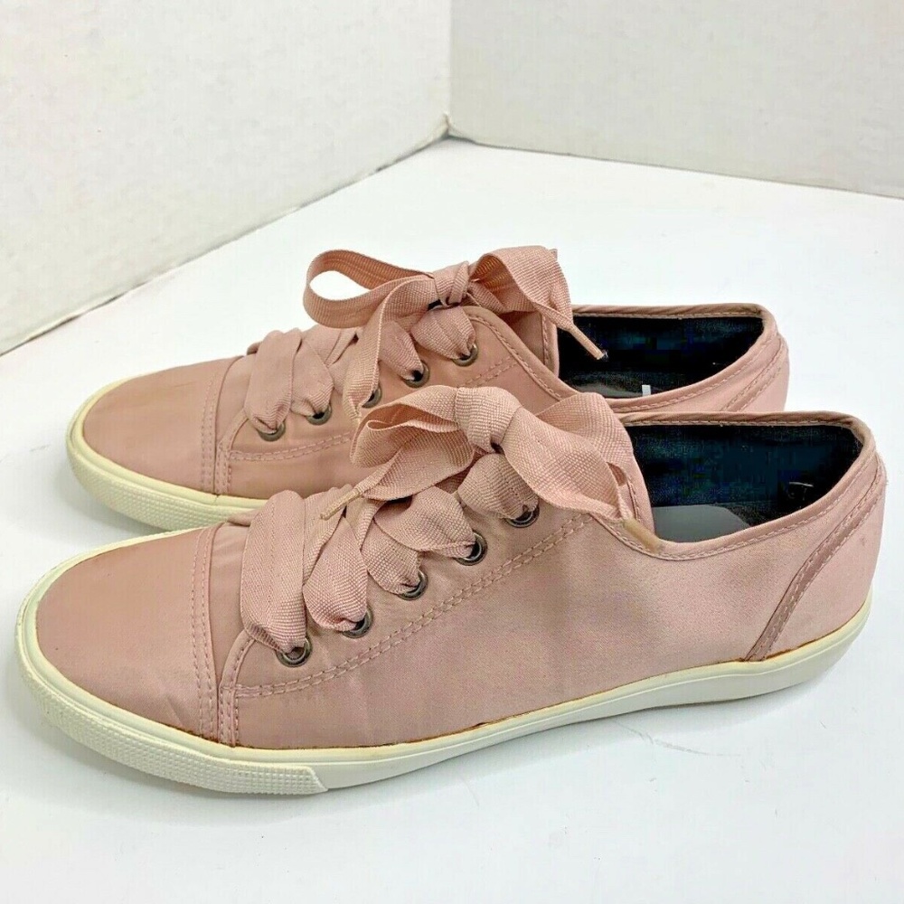 Jigsaw Womens Sz 6 39 Satin Pink Fashion Sneakers Shoes Lace Tie Up Sri Lanka